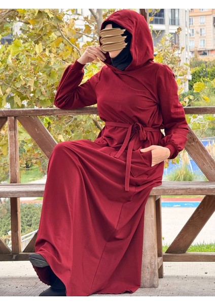 Ankanoor Kapüşonlu Sweat Elbise ANKA252007 fırsatları