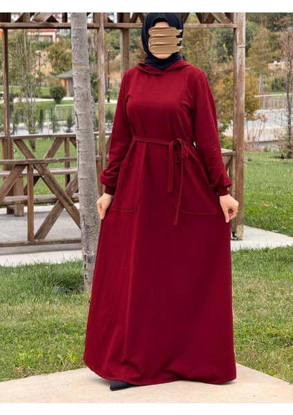 Ankanoor Kapüşonlu Sweat Elbise ANKA252007