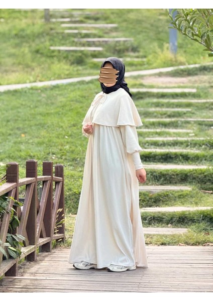 Ankanoor Pelerinli Örme Elbise ANKA255108 modelleri