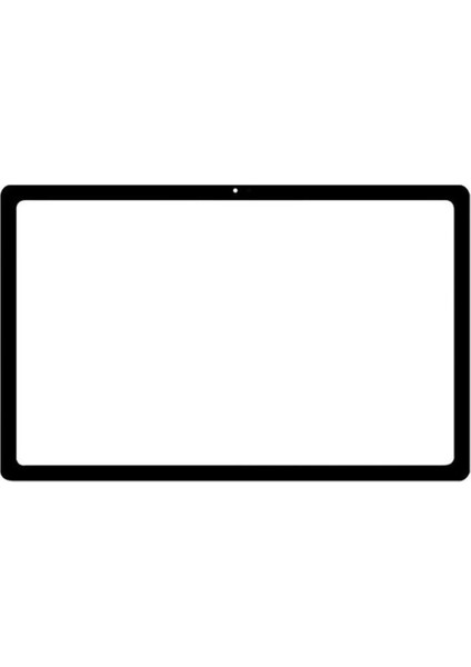 Samsung Galaxy Tab A7 Uyumlu T500 Ön Cam Dokunmatik Lensi Ocalı - Siyah