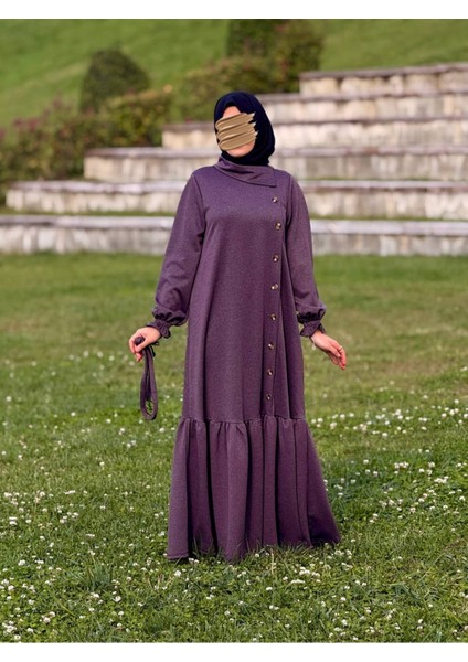 Ankanoor Anvelop Yandan Düğmeli Örme Elbise ANKA255113 indirimleri