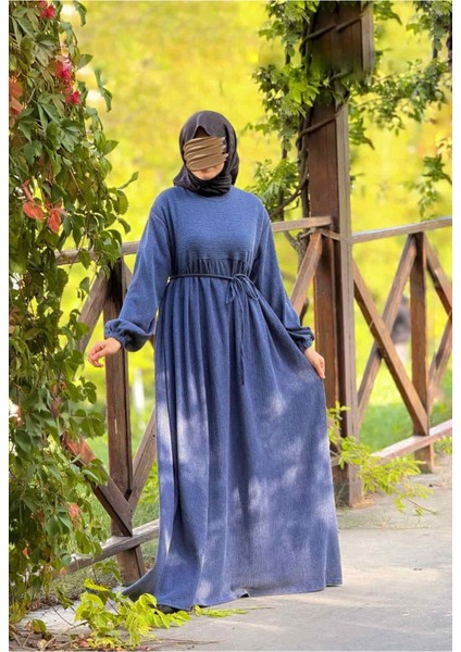 Ankanoor Robalı Oversize Örme Elbise ANKA255110