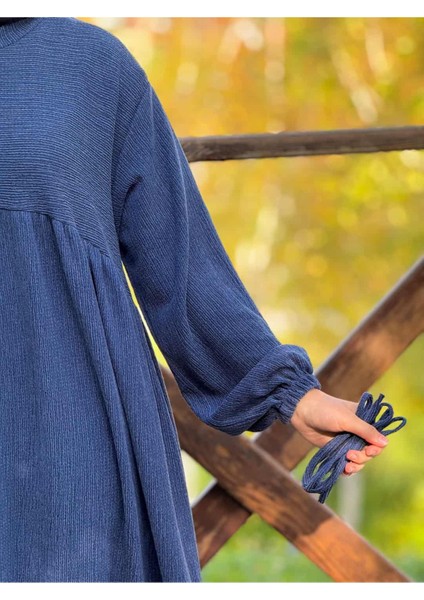 Ankanoor Robalı Oversize Örme Elbise ANKA255110