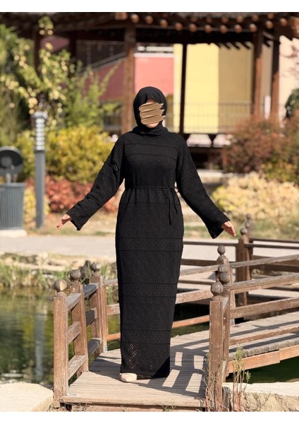 Ankanoor Uzun Kol Içlikli Otantik Otantik Triko Elbise ANKA252004