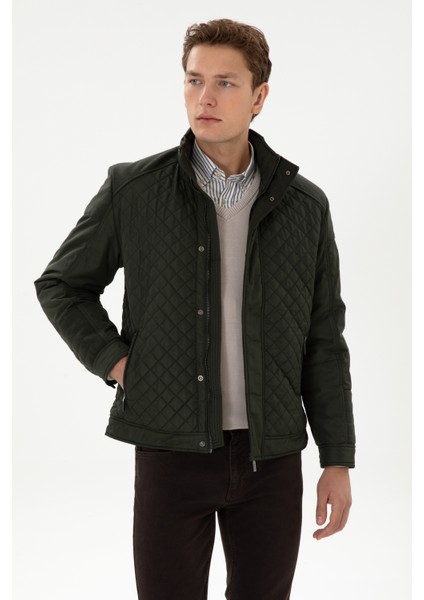 Erkek Koyu Yeşil Mont 50310210-VR079