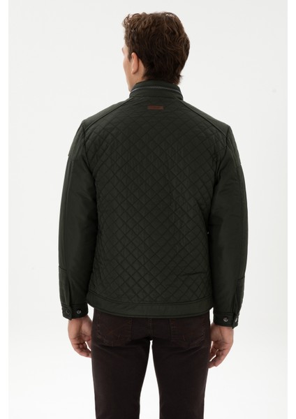 Erkek Koyu Yeşil Mont 50310210-VR079 indirimleri