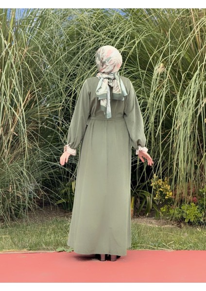 Ankanoor Garnili Kadife Elbise ANKA255112