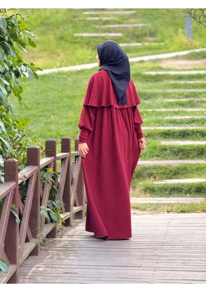 Ankanoor Pelerinli Örme Elbise ANKA255108 indirimleri