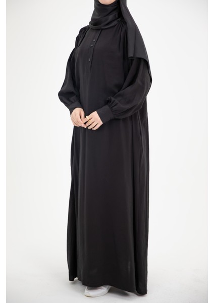 Ankanoor Modal Cupra Büzgü Detaylı Düğmeli Elbise ANKA253002 fırsatları