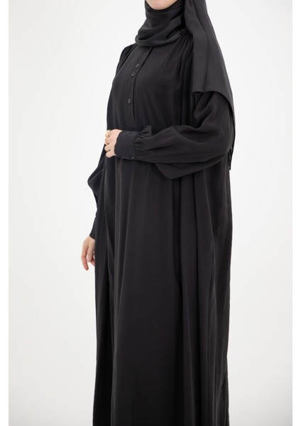 Ankanoor Modal Cupra Büzgü Detaylı Düğmeli Elbise ANKA253002 indirimleri