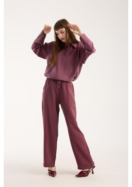 Ipeksi Yumuşaklıkta Modal Kumaş Rahat Kesim Pantolon fırsatları