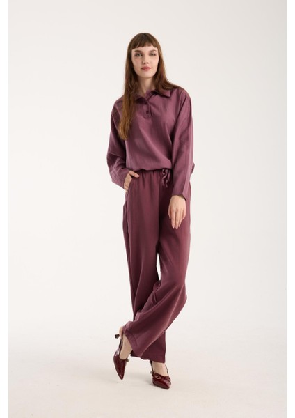 Ipeksi Yumuşaklıkta Modal Kumaş Rahat Kesim Pantolon