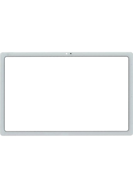 Samsung Galaxy Tab A7 Uyumlu T500 Ön Cam Dokunmatik Lensi Ocalı - Beyaz
