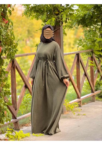 Ankanoor Robalı Oversize Örme Elbise ANKA255110