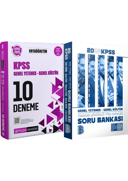 2026 Kpss Tüm Dersler Tamamı Çözümlü Soru Bankası - 2026 Kpss Ortaöğretim Çözümlü 10 Deneme