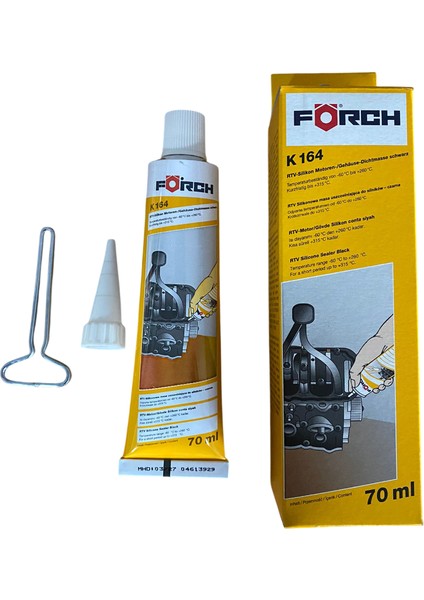 Rtv-Silikon Siyah Sıvı Conta 70 ml