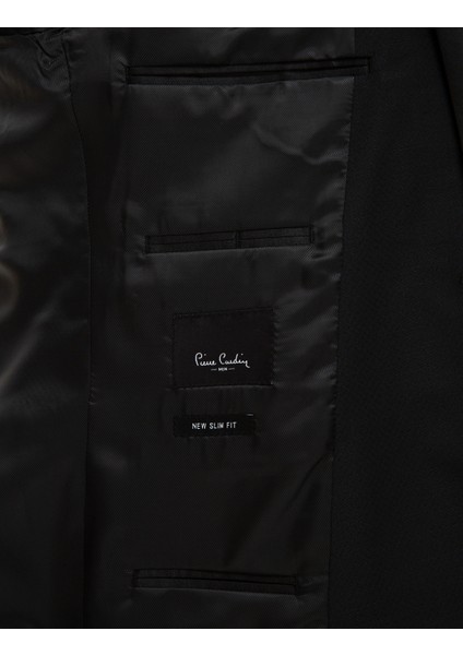 Erkek Siyah Ex.Slim Fit Yelekli Smokin Damatlık 50224051-VR046