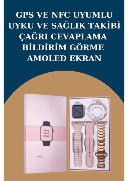 Kadınlar Için 3 Kordonlu Akıllı Saat ve Dijital Göstergeli Powerbankli Bluetooth Kulaklık Dok fırsatları