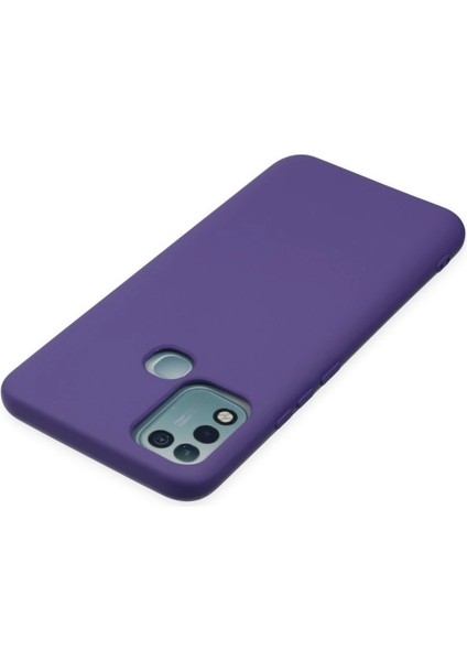 Infinix Hot 10 Play Kılıf Nano Içi Kadife Silikon - Mor