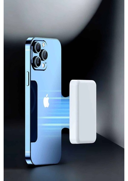 5000 Mah Ios Uyumlu Magsafe Kablosuz Şarj Hızlı Şarj Desteği fiyatları