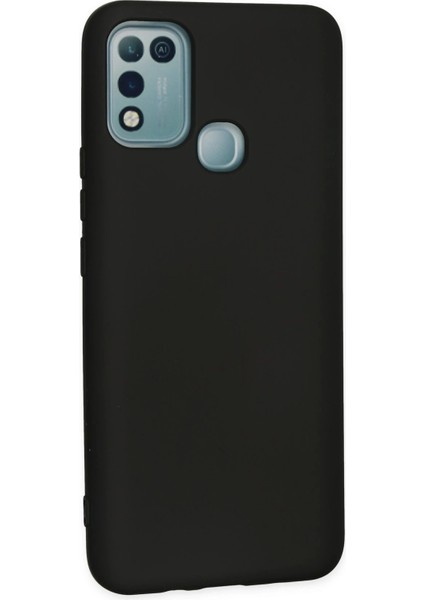 Infinix Hot 10 Play Kılıf Nano Içi Kadife Silikon - Siyah