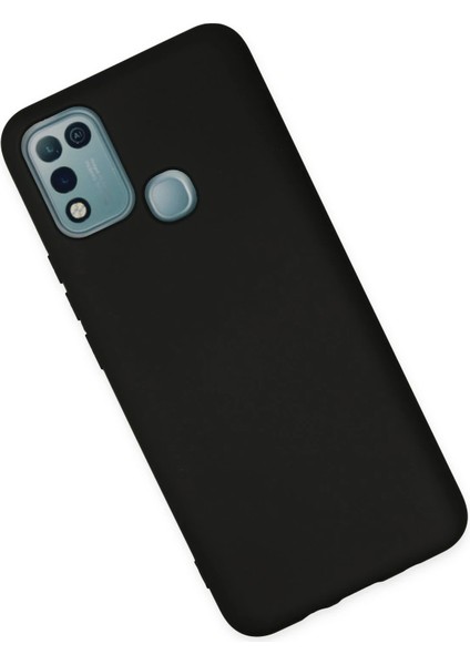Infinix Hot 10 Play Kılıf Nano Içi Kadife Silikon - Siyah