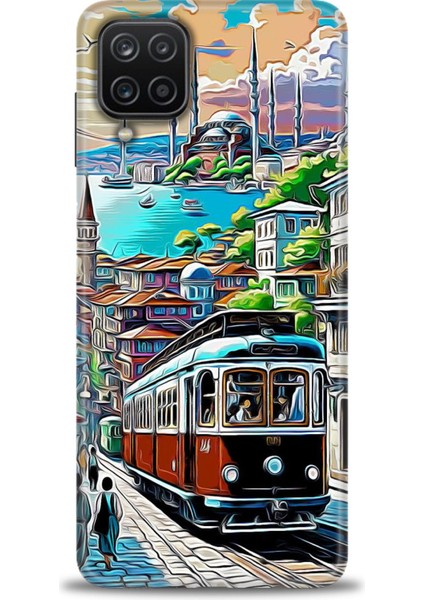 Samsung Galaxy M12 Hd Baskılı Kılıf + Seramik Tam Kaplayan Ekran Koruyucu 225