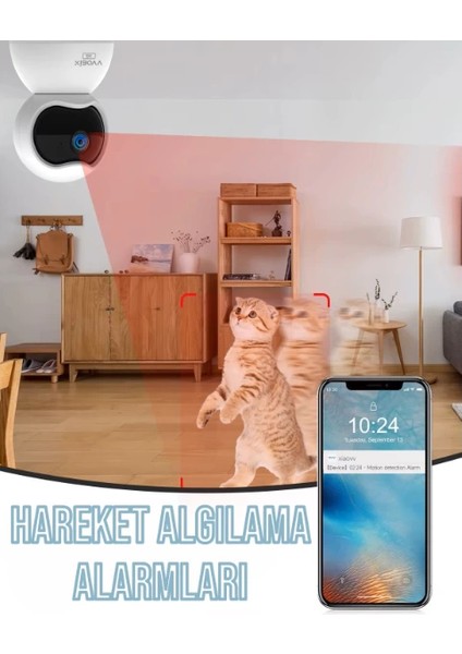 Çift Taraflı Ses Özellikli Wi-Fi Kamera modelleri