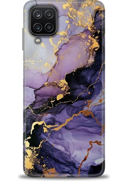 Samsung Galaxy M12 Hd Baskılı Kılıf + Seramik Tam Kaplayan Ekran Koruyucu 315