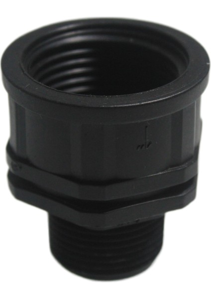 Siyah 3/4" x 1" Erkek Dişli Azaltıcı Adaptör – PVC Su ve Sulama Boru Bağlantı Parçası modelleri