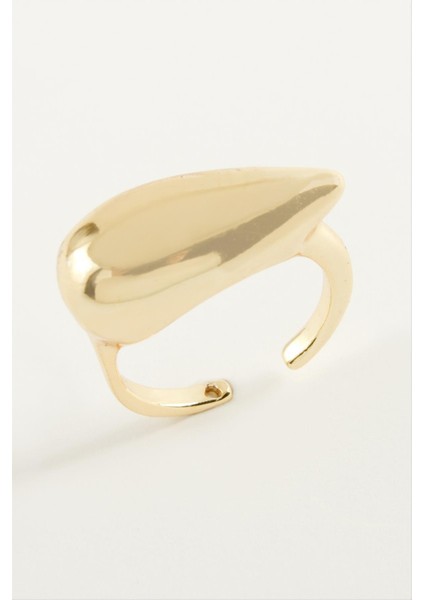 Techmrt Su Damlası Metal Yüzük-Sarı