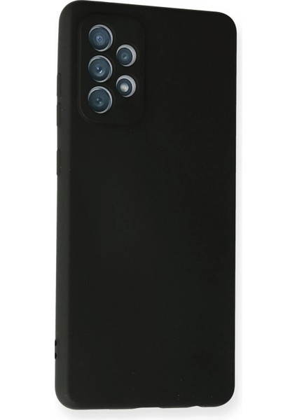 Samsung Galaxy A72 Kılıf Nano Içi Kadife Silikon - Siyah indirimleri