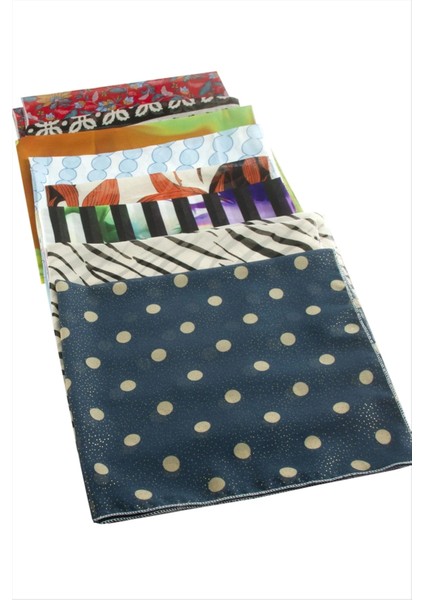 Karışık Desenli Şifon Fular 50 cm fırsatları