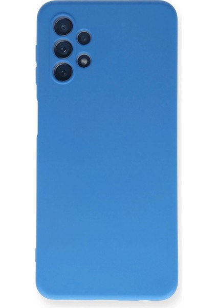 Samsung Galaxy A52 Kılıf Nano Içi Kadife Silikon - Mavi fırsatları