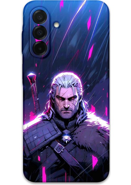 Galaxy A17 Uyumlu Geralt Desenli Telefon Kılıfı + Ekran Koruyucu - 5826