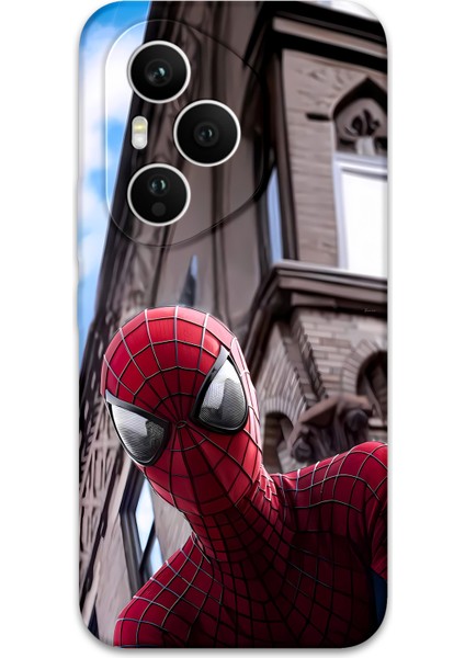 Honor 400 Pro Uyumlu Spiderman Desenli Telefon Kılıfı + Ekran Koruyucu - 5936