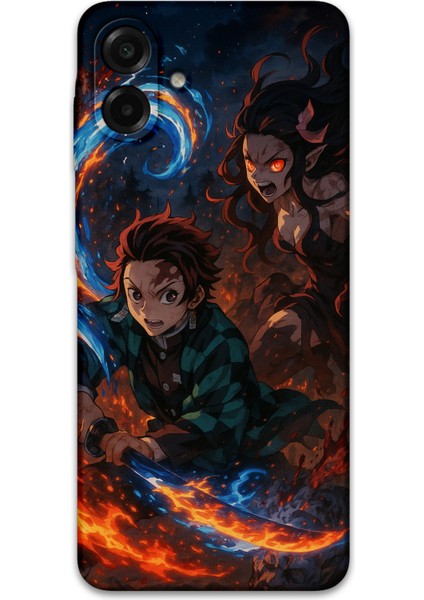 Galaxy A07 Uyumlu Anime Desenli Telefon Kılıfı + Ekran Koruyucu - 5745