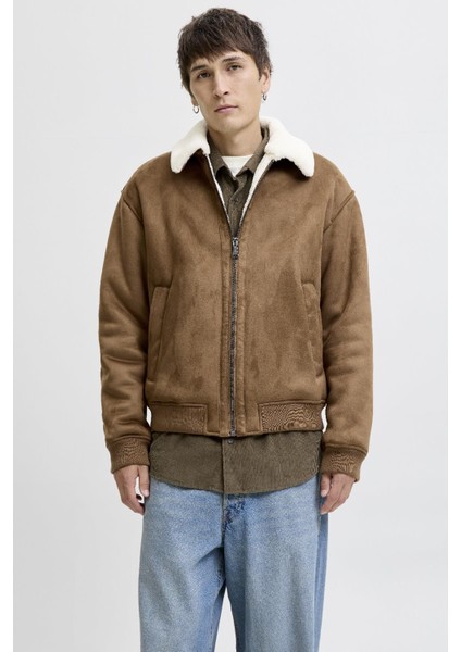 Erkek Jprccluke Bomber Ceket – Siyah, Yüksek Kalite, Fermuarlı, Uzun Kollu, Günlük Kullanıma Uygun