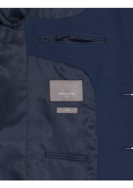 Erkek Lacivert Slim Fit Takım Elbise 50270605-VR033