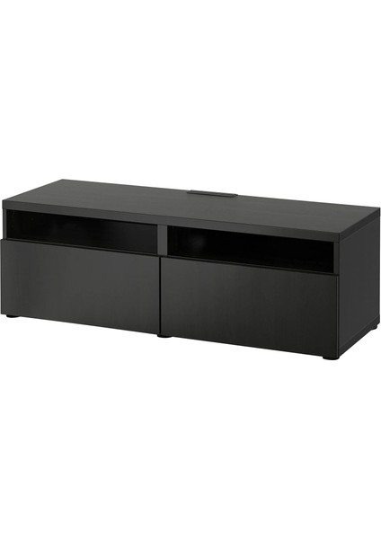 Besta Tv Sehpası Venge 120 x 42 x 39 cm Lappvıken Fren Raylı