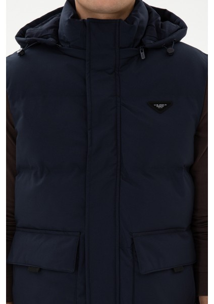 Erkek Lacivert Yelek (Dokuma) 50310317-VR033