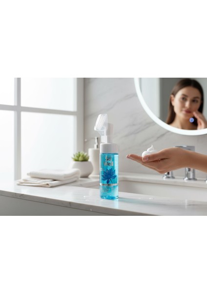 Fırça Başlıklı Aqua Lotus Yüz Temizleme Köpüğü 150ML fiyatları