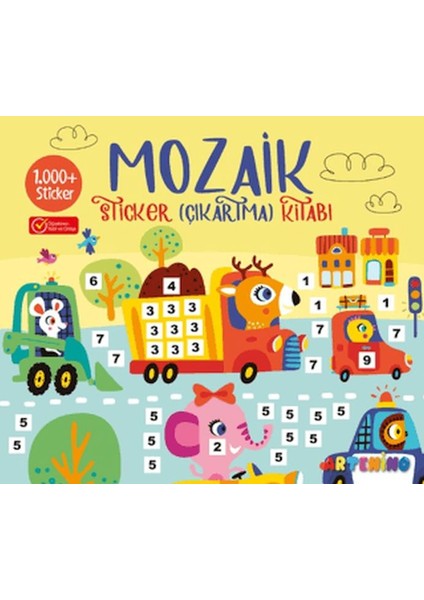 Mozaik Sticker Çıkartma Kitabı - Sarı