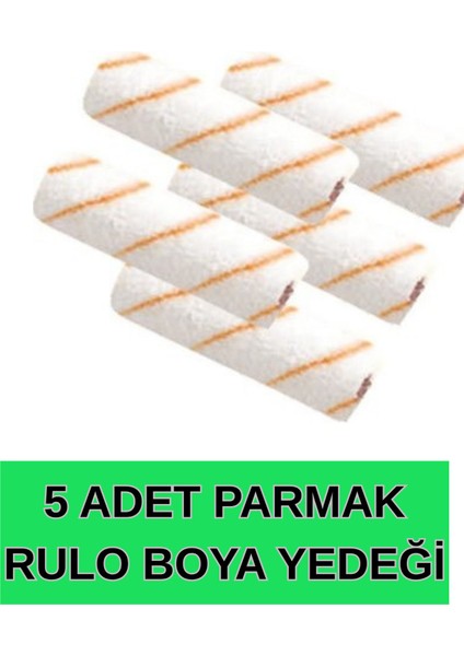 5 Adet -10CM -Parmak Rulo -Rulo Boya Yedek- 5 Adet Fiyatı