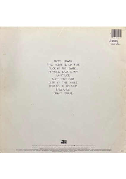 Ac Dc Flick Of The Switch Lp Plak fiyatları