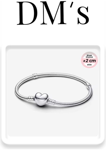 Kalpli Gümüş Bileklik