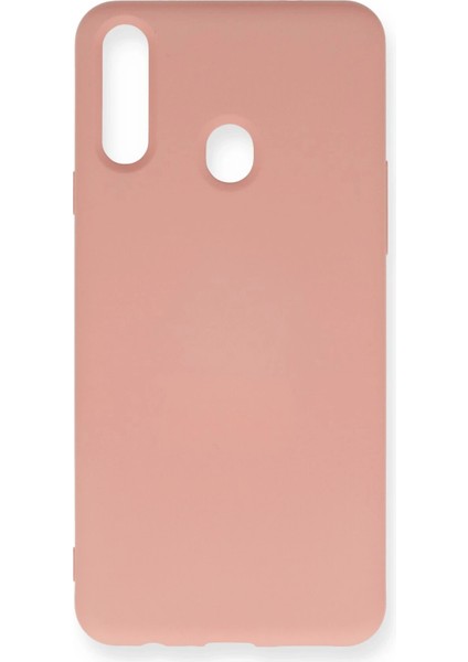 Samsung Galaxy A20S Kılıf Nano içi Kadife Silikon - Pudra fırsatları