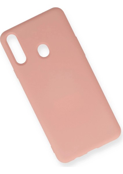 Samsung Galaxy A20S Kılıf Nano içi Kadife Silikon - Pudra indirimleri