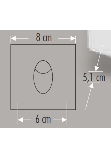 Eco Lounge Cata Ct 5179 3W Siyah Kasa Koridor Aydınlatması 3200K Gün Işığı fiyatları