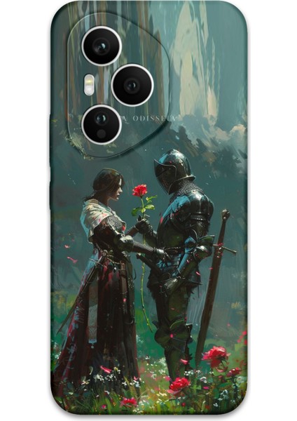 Honor 400 Pro Uyumlu Retro Desenli Telefon Kılıfı + Ekran Koruyucu - 5839